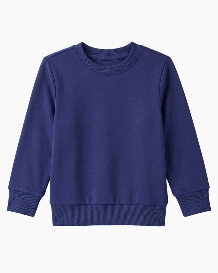 Solid Color Bamboo Crewneck Sweatshirt