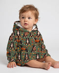 Fall Football Bernese Dogs Blanket Hoodie