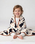 Playful Bernese Mountain Dog Moments Bamboo Blanket