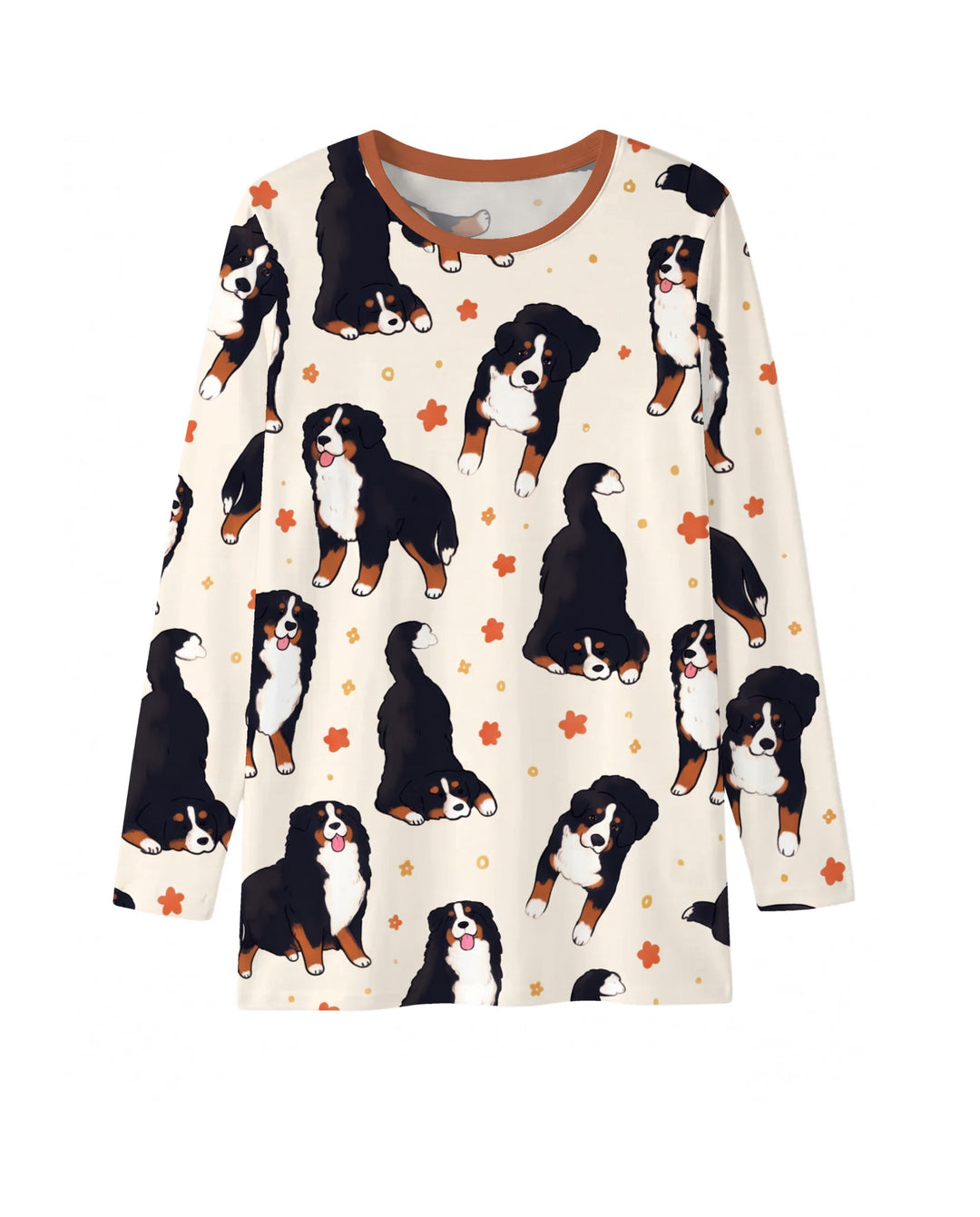 Playful Bernese Mountain Dog Moments Bamboo Men's Pajama Set