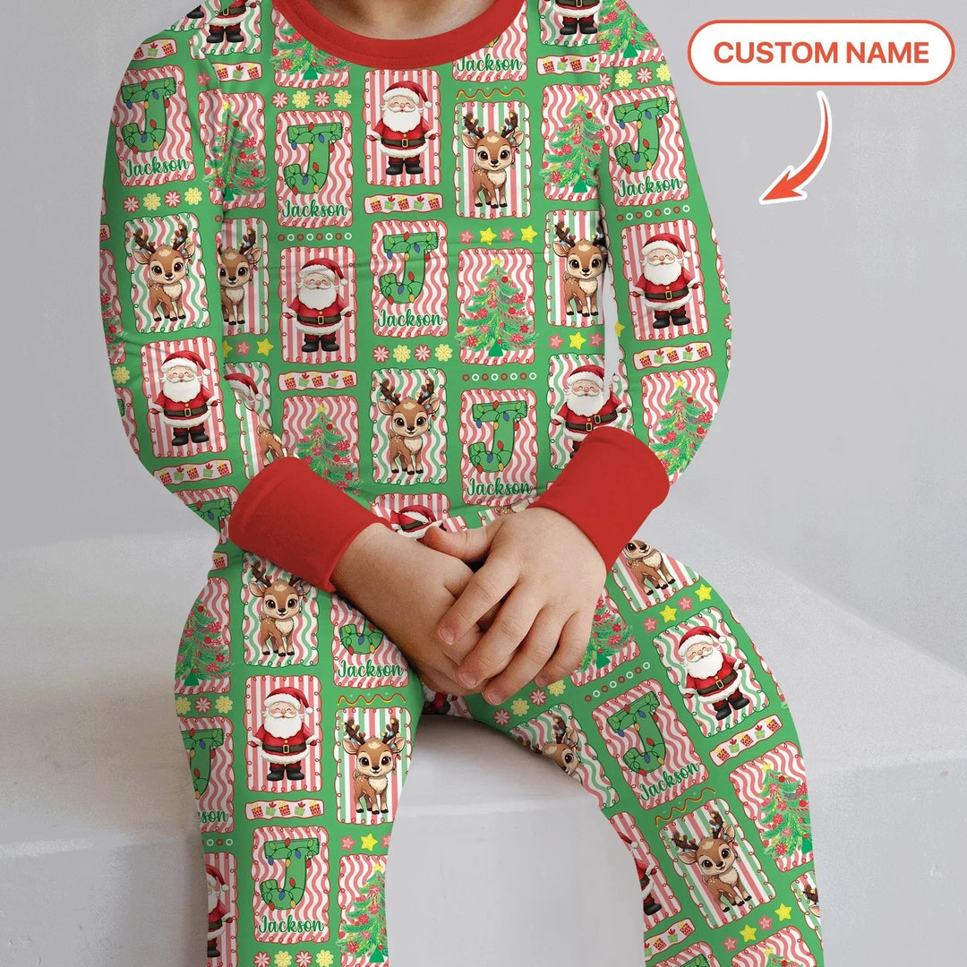 North Pole Wonderland Two Piece Long Sleeve Pajama Set , North Pole Wonderland Two Piece Long Sleeve Pajama Set - 12-18M