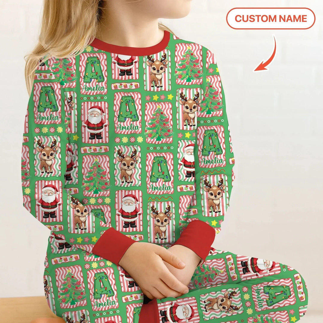 North Pole Wonderland Two Piece Long Sleeve Pajama Set , North Pole Wonderland Two Piece Long Sleeve Pajama Set - 12-18M