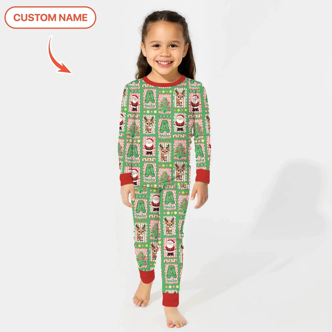 North Pole Wonderland Two Piece Long Sleeve Pajama Set , North Pole Wonderland Two Piece Long Sleeve Pajama Set - 12-18M