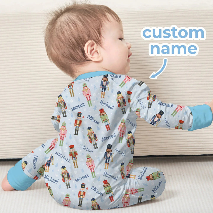 Nutcracker Parade Custom Name Boy Convertible Zippy , Nutcracker Parade Custom Name Boy Convertible Zippy - 0-3M