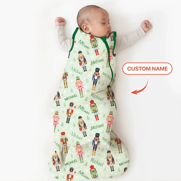 Nutcracker Parade Custom Name Boy Sleep Bag , Nutcracker Parade Custom Name Boy Sleep Bag - XS / 0.5 TOG