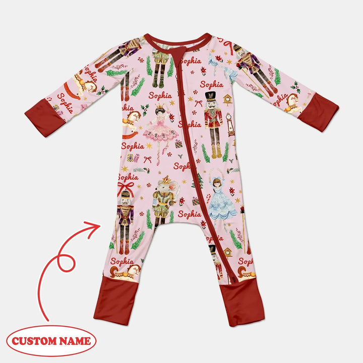 Nutcracker’s Christmas Dream Custom Name Convertible Zippy , Nutcracker’s Christmas Dream Custom Name Convertible Zippy - 0-3M