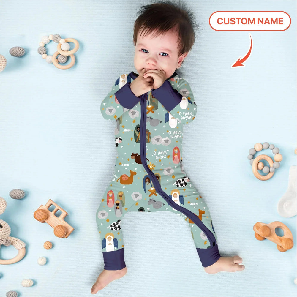 O Holy Night Custom Name Convertible Zippy , O Holy Night Custom Name Convertible Zippy - 0-3M