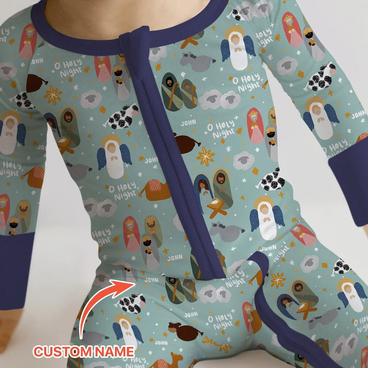 O Holy Night Custom Name Convertible Zippy , O Holy Night Custom Name Convertible Zippy - 0-3M