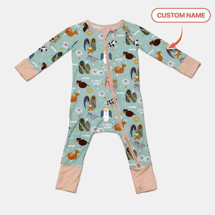 O Holy Night Custom Name Convertible Zippy , O Holy Night Custom Name Convertible Zippy - 0-3M