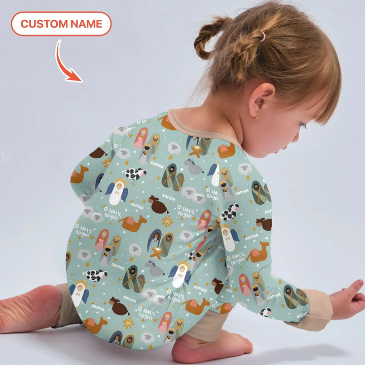 O Holy Night Custom Name Convertible Zippy , O Holy Night Custom Name Convertible Zippy - 0-3M