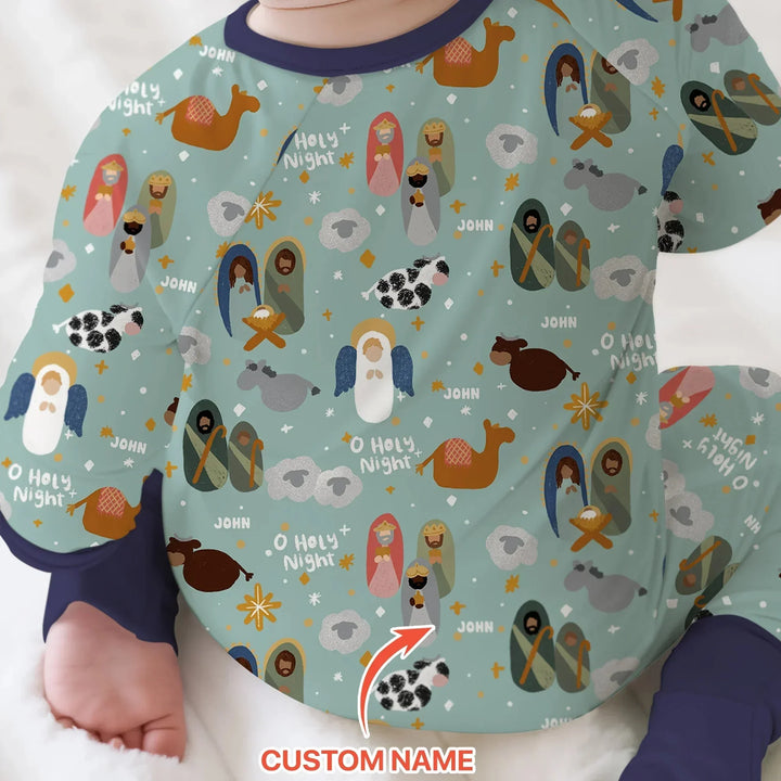 O Holy Night Custom Name Convertible Zippy , O Holy Night Custom Name Convertible Zippy - 0-3M