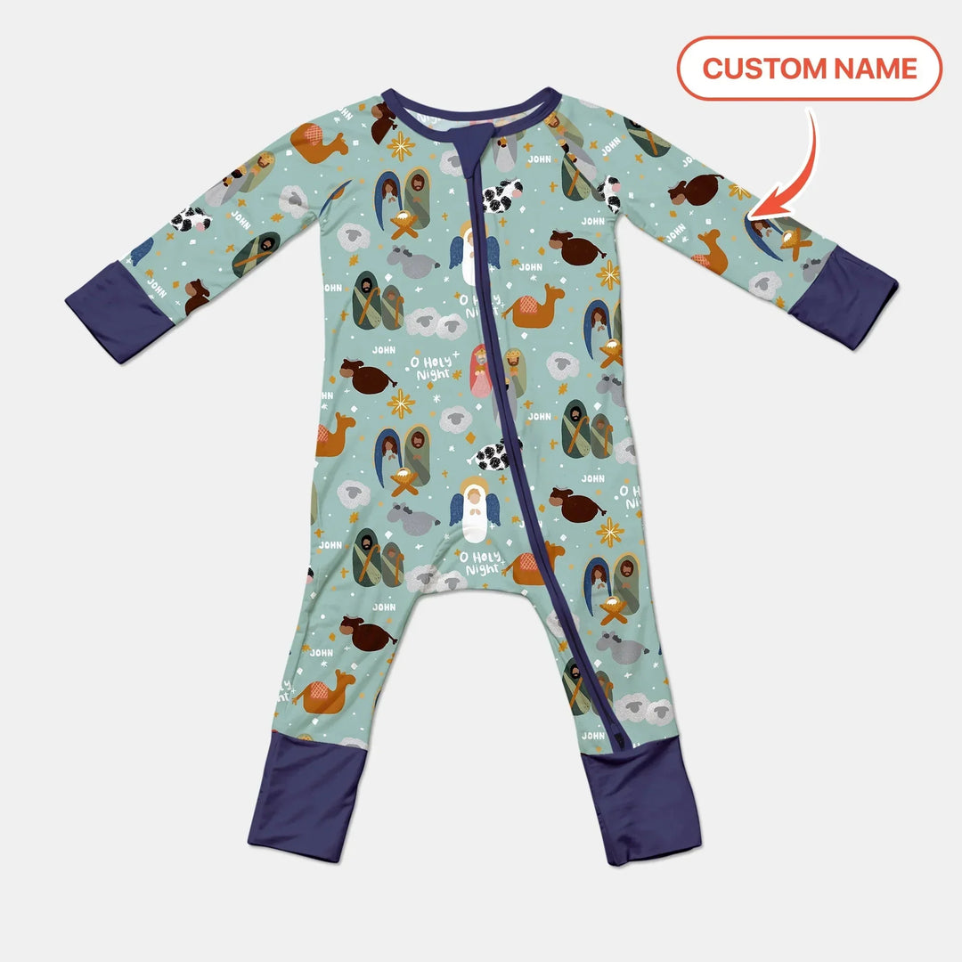 O Holy Night Custom Name Convertible Zippy , O Holy Night Custom Name Convertible Zippy - 0-3M