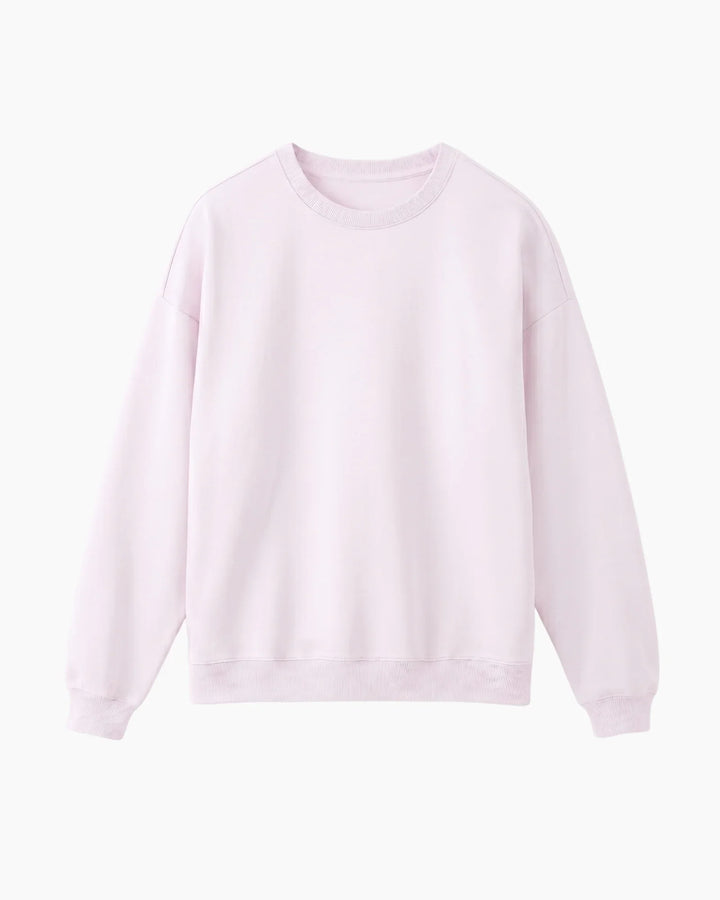 Solid Color Bamboo Adult Crewneck Sweatshirt