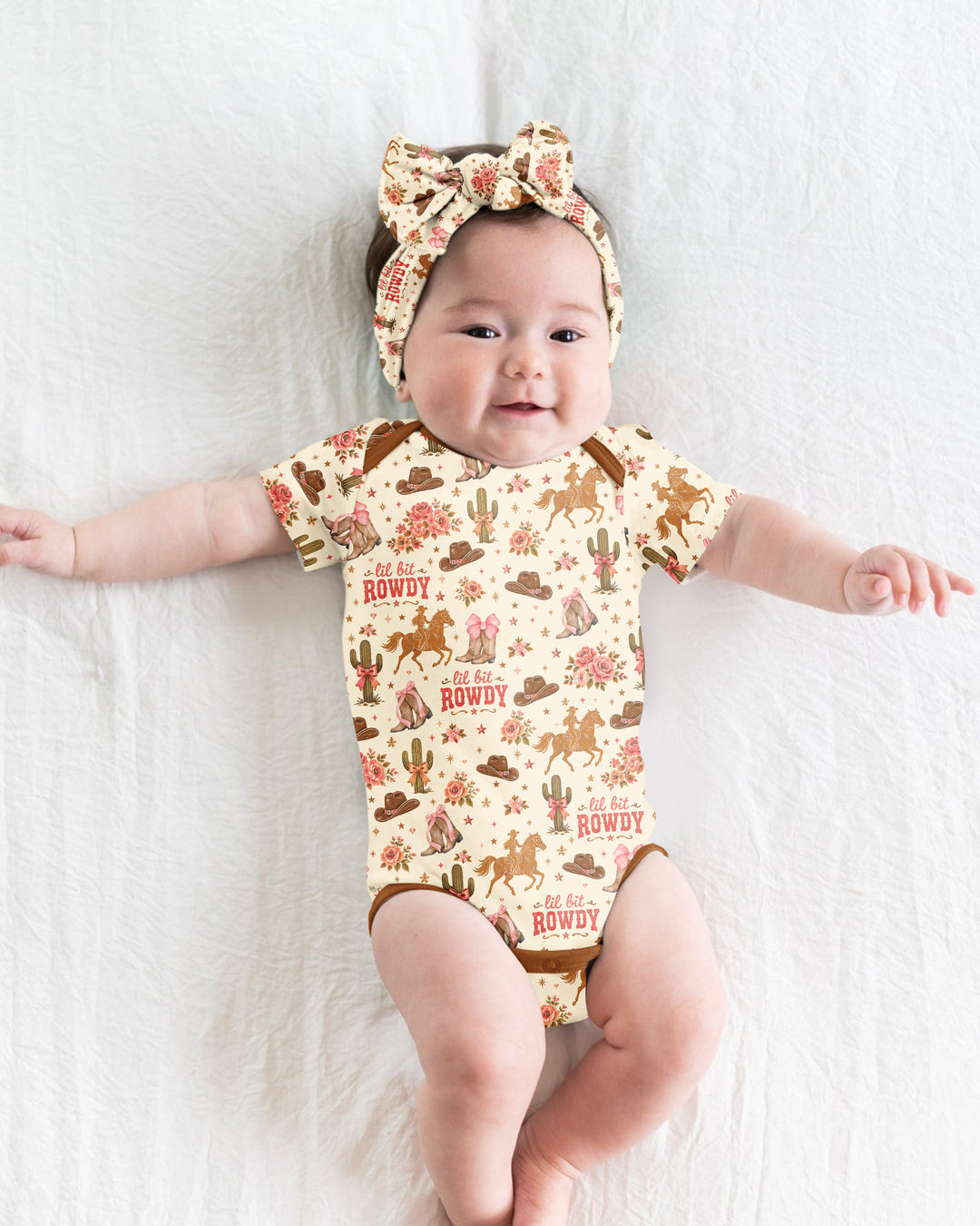 Gerippte Babykleidung mit individuellem Foto - Weich &amp; Skizzenhaft