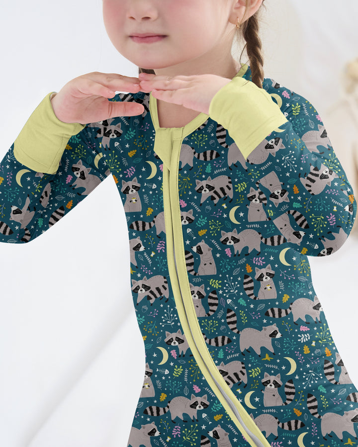 Midnight Raccoons Bamboo Convertible Zippy