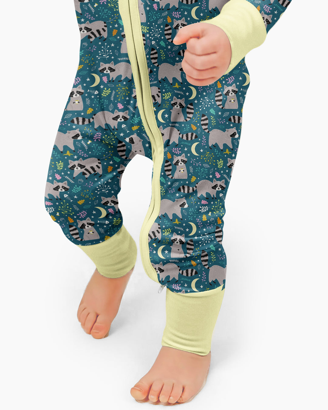 Midnight Raccoons Bamboo Convertible Zippy