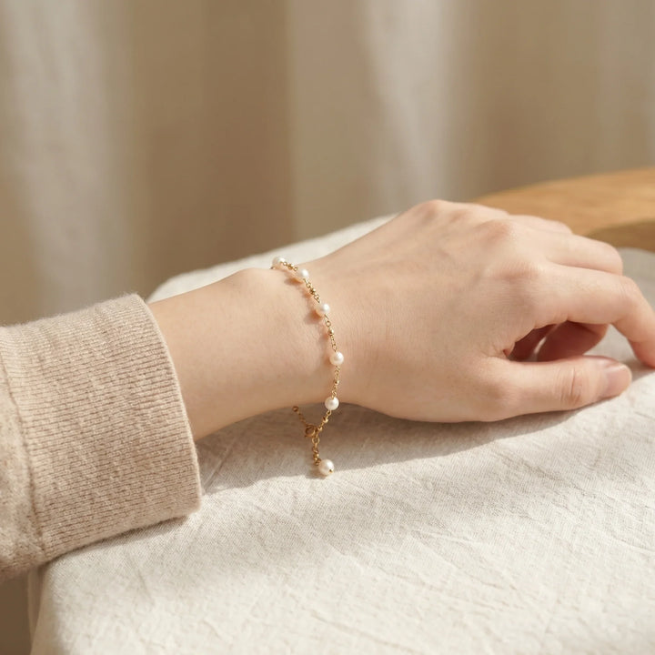 Das Perlenband: Mama und Ich Partnerarmband-Set