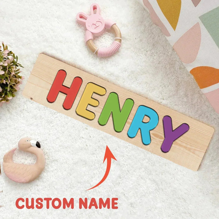 Personalized Colorful Name Puzzle For Kids , Personalized Colorful Name Puzzle For Kids - Default Title