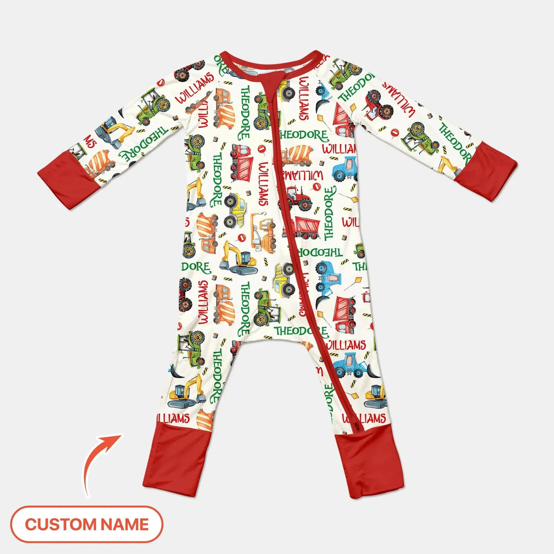 Personalized Tiny Trucks Parade Convertible Zippy , Personalized Tiny Trucks Parade Convertible Zippy - 0-3M