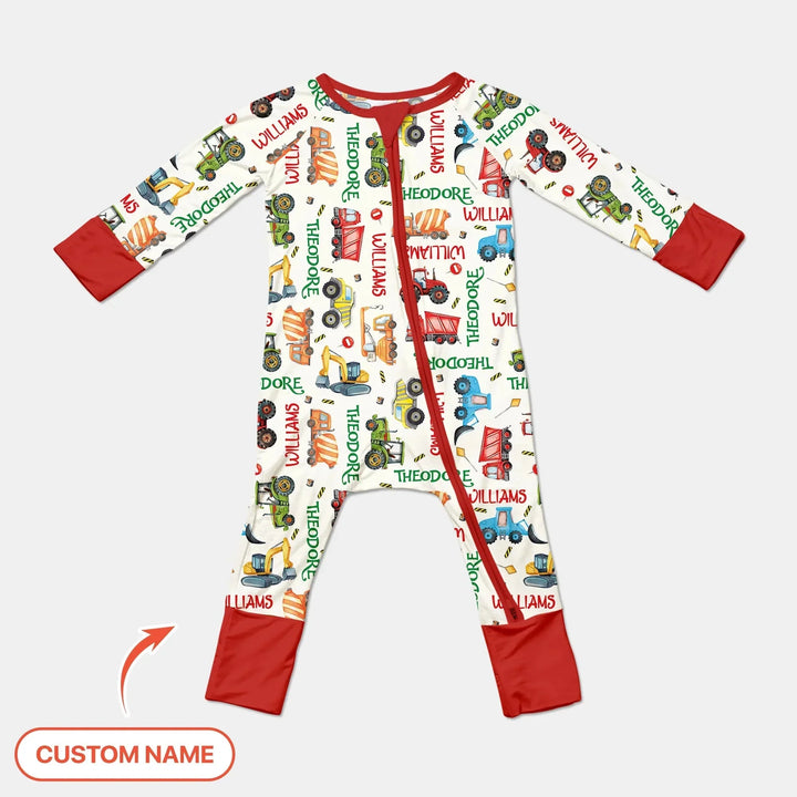 Personalized Tiny Trucks Parade Convertible Zippy , Personalized Tiny Trucks Parade Convertible Zippy - 0-3M