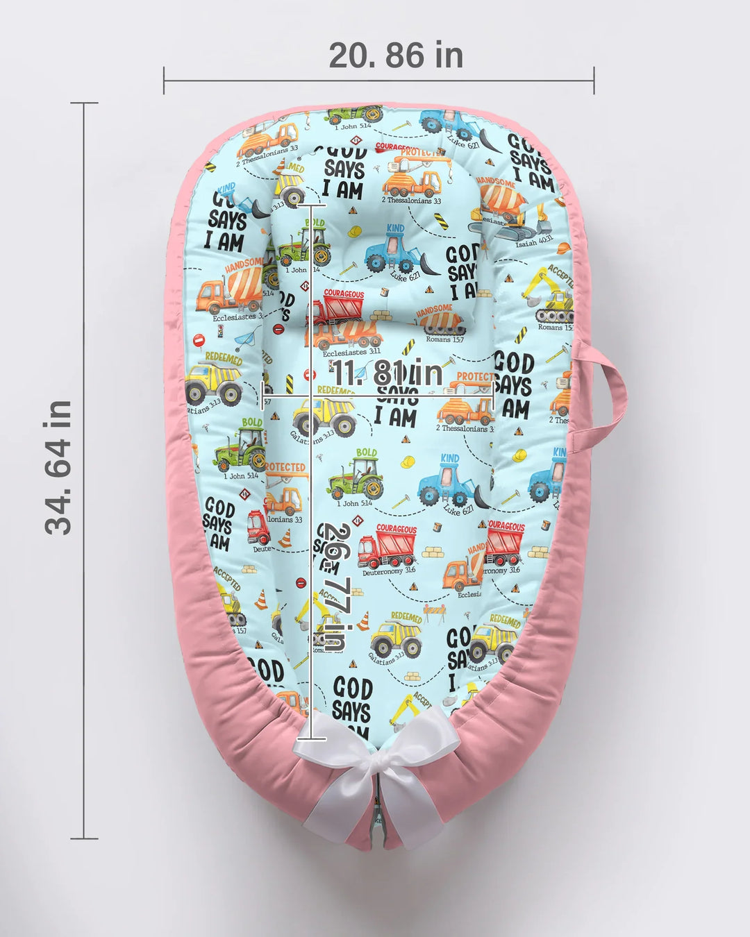 God Says I Am Boy Bambus-Babynestchen