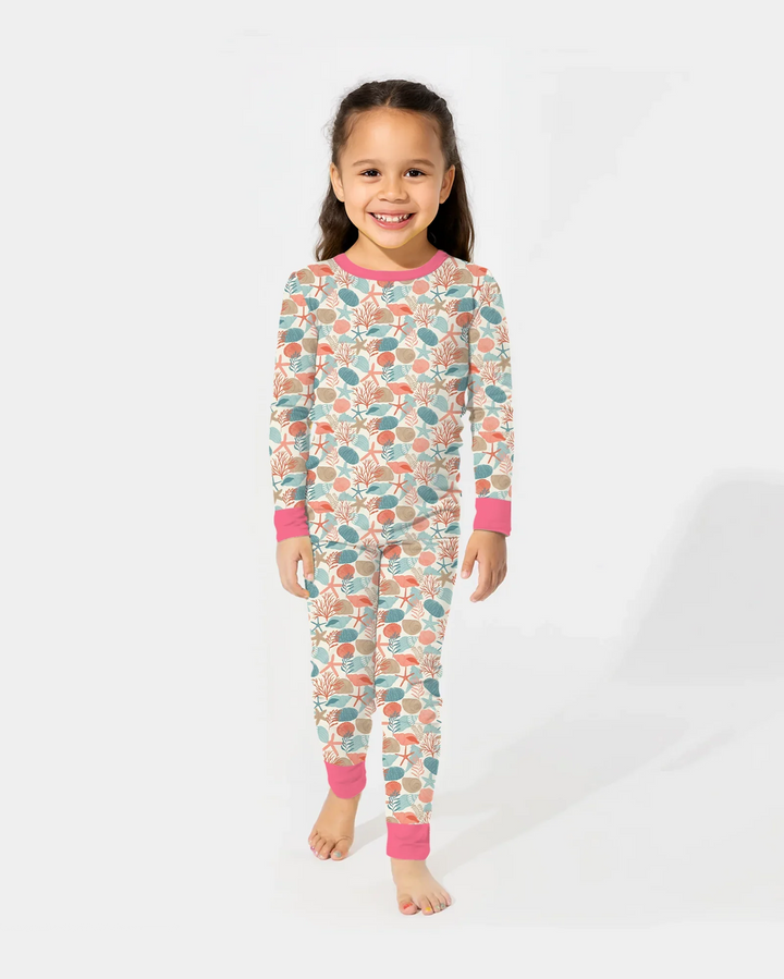Sunny Beach Cruisers Bamboo Two Piece Long Sleeve Pajama Set
