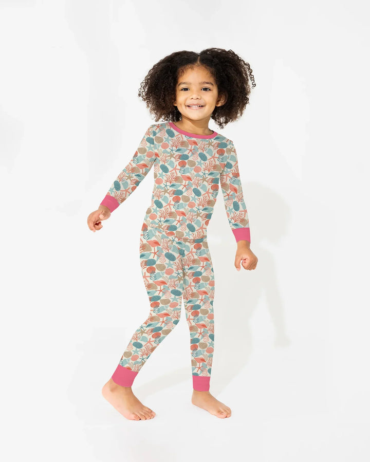 Coral Coast Treasures Bamboo Two Piece Long Sleeve Pajama Set