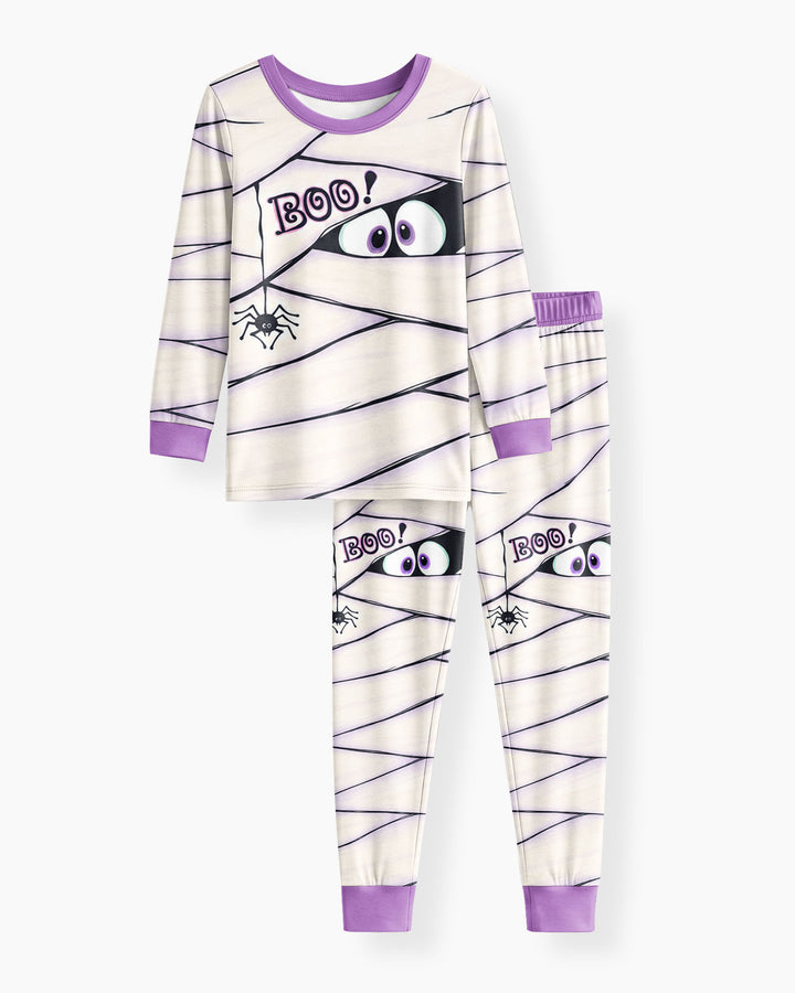 Little Mummy Halloween Bamboo Two Piece Long Sleeve Pajama Set