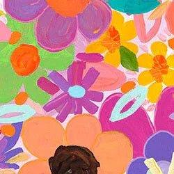 Rainbow Blooms Shorty Zippered Romper , Rainbow Blooms Shorty Zippered Romper - 0-3M