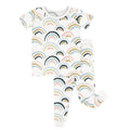 Rainbows Two Piece Short Sleeve Pajama Set , Rainbows Two Piece Short Sleeve Pajama Set - 12-18M
