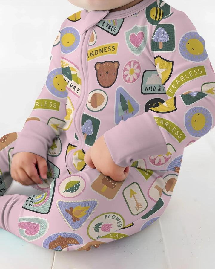 Gerippte Babykleidung mit individuellem Foto - Weich &amp; Skizzenhaft