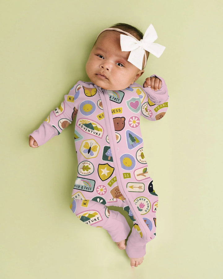 Gerippte Babykleidung mit individuellem Foto - Weich &amp; Skizzenhaft