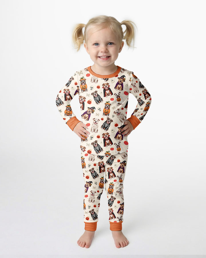 Pit Boo Bamboo Two Piece Long Sleeve Pajama Set