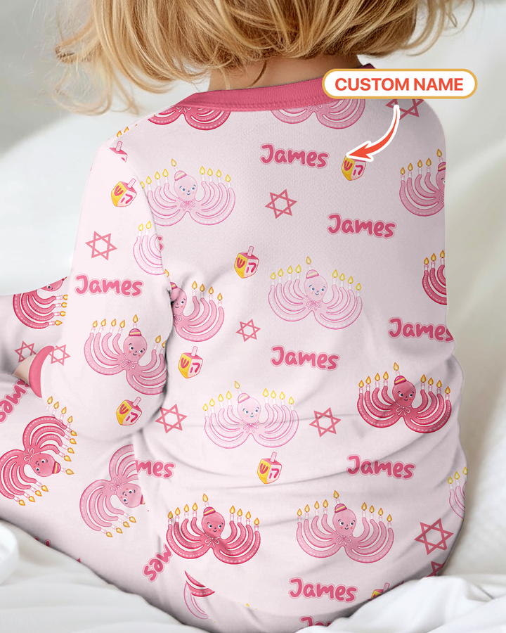Hanukkah Jewish Octopus Bamboo Convertible Zippy