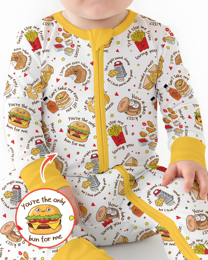 Food Puns Love Bamboo Convertible Zippy