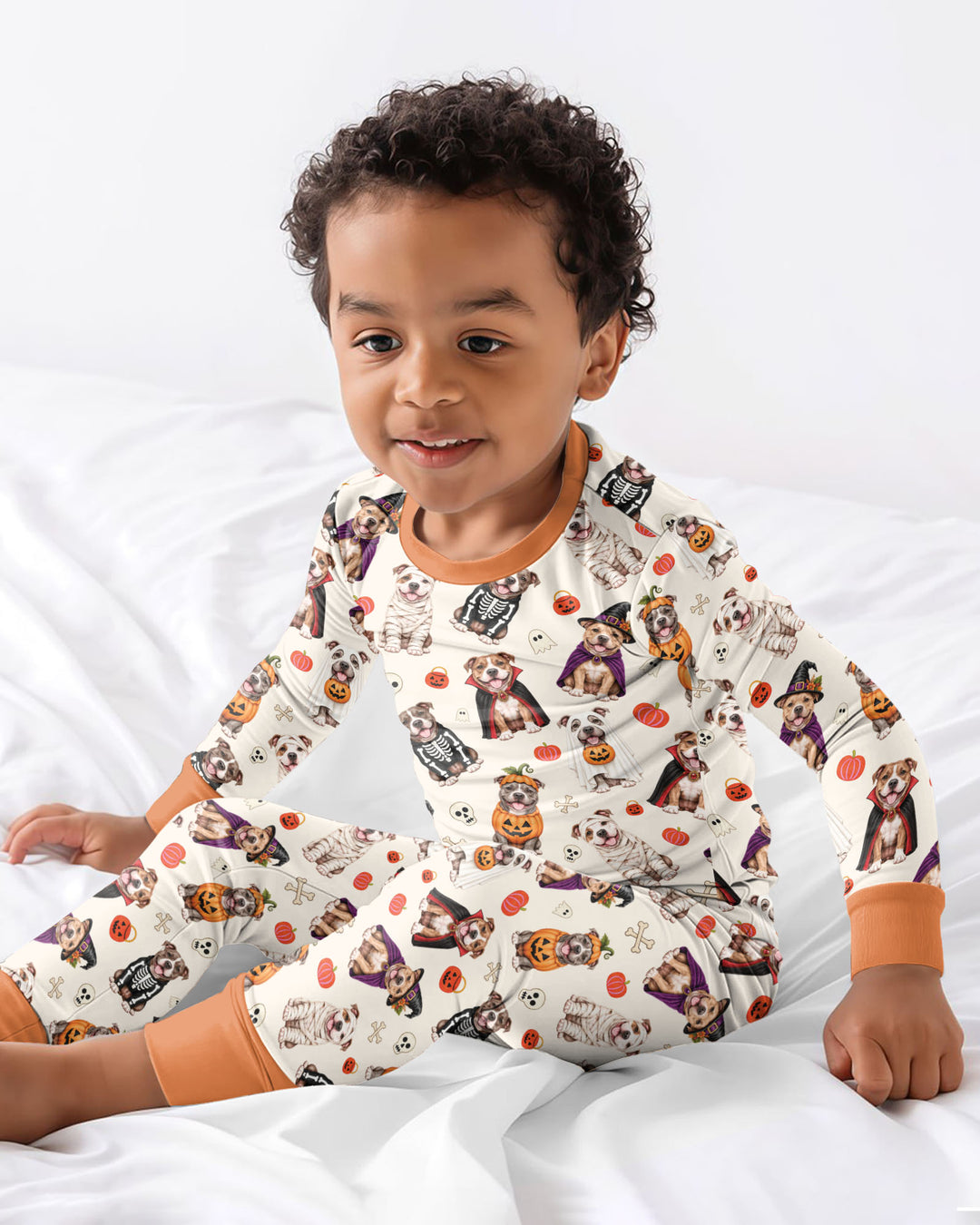 Pit Boo Bamboo Two Piece Long Sleeve Pajama Set
