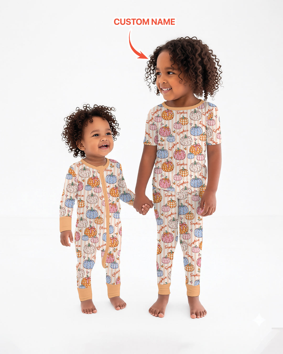 Zweiteiliges, kurzärmliges Pyjama-Set mit Marienkäfern