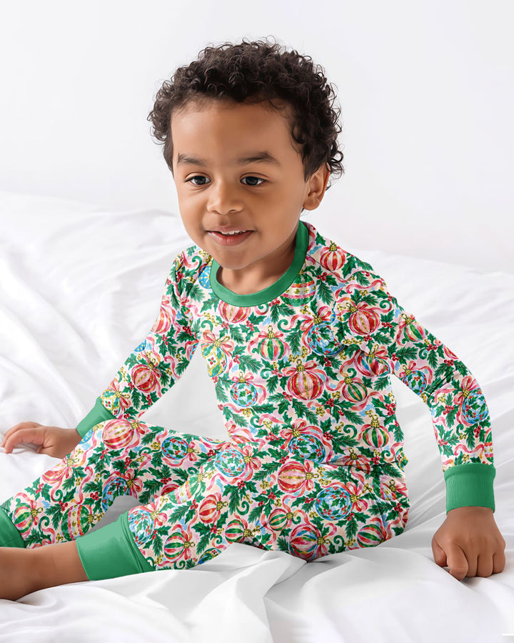 Hippie Holiday Bamboo Two Piece Long Sleeve Pajama Set