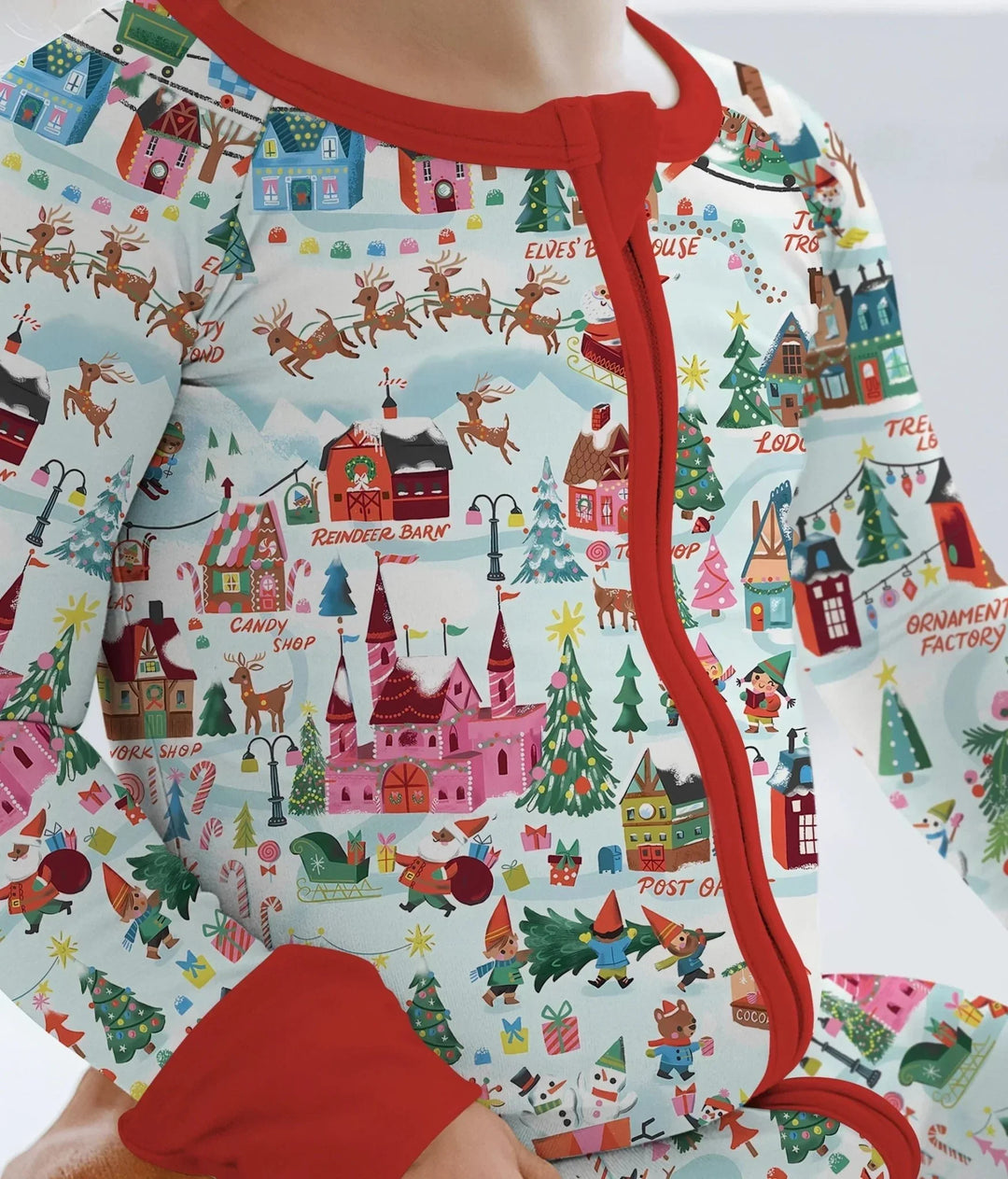 Santa's City Maps Convertible Zippy , Santa's City Maps Convertible Zippy - 0-3M / Green