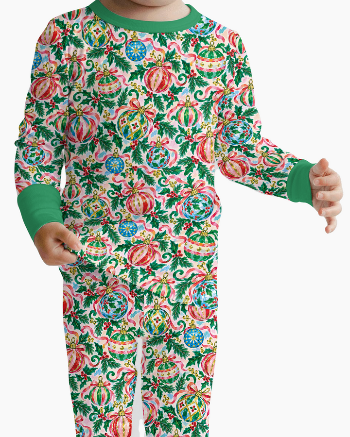 Hippie Holiday Bamboo Two Piece Long Sleeve Pajama Set
