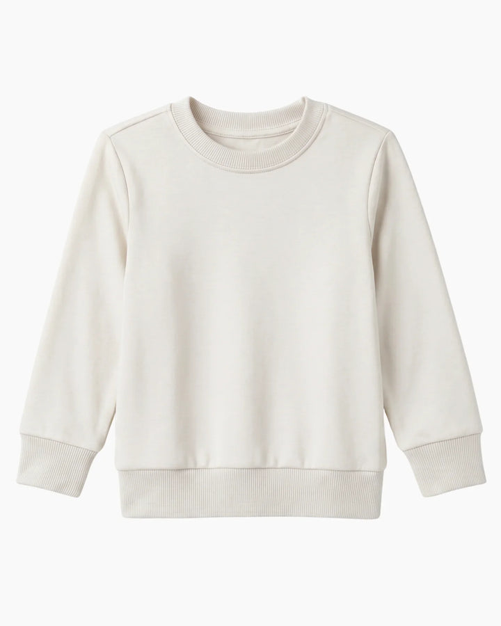 Solid Color Bamboo Crewneck Sweatshirt