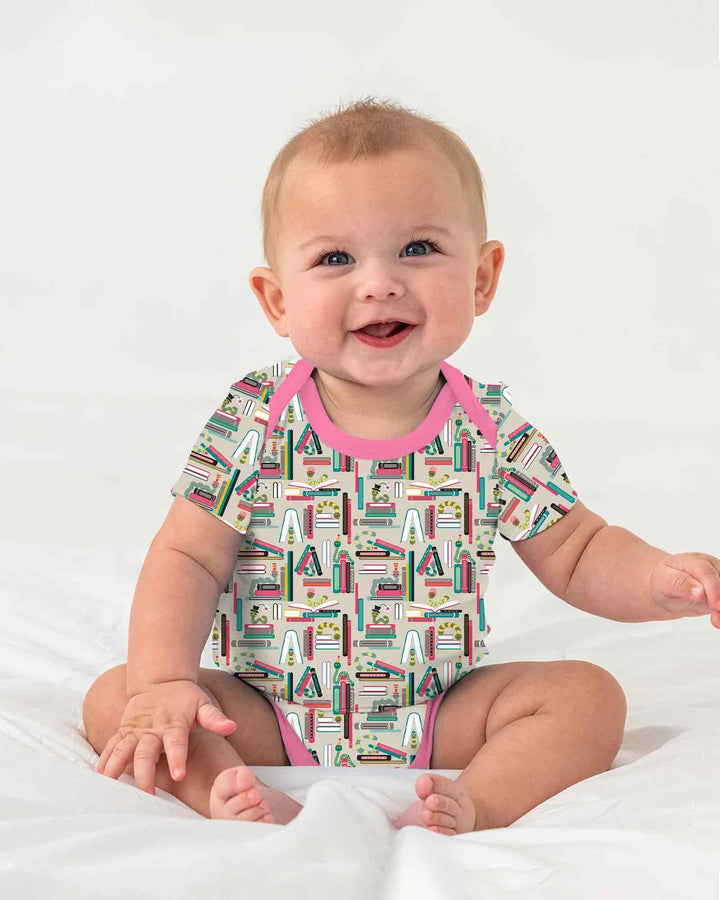 Gerippte Babykleidung mit individuellem Foto - Weich &amp; Skizzenhaft