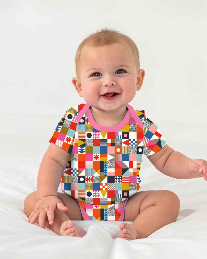 Gerippte Babykleidung mit individuellem Foto - Weich &amp; Skizzenhaft