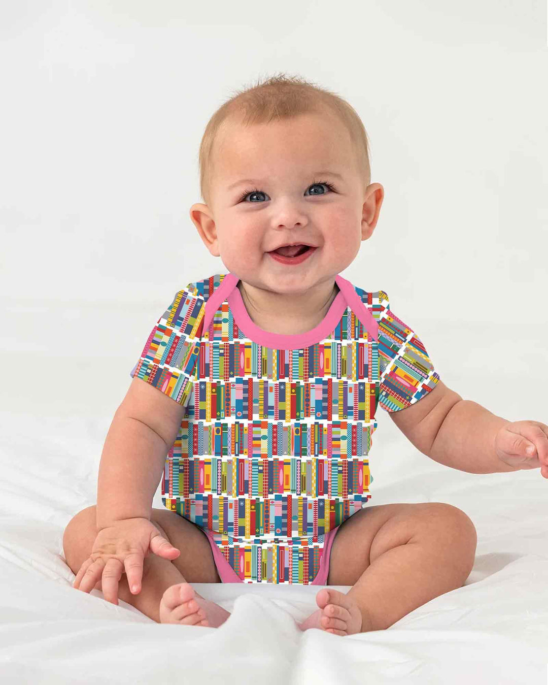 Rainbow Bookshelf Bamboo Bodysuit