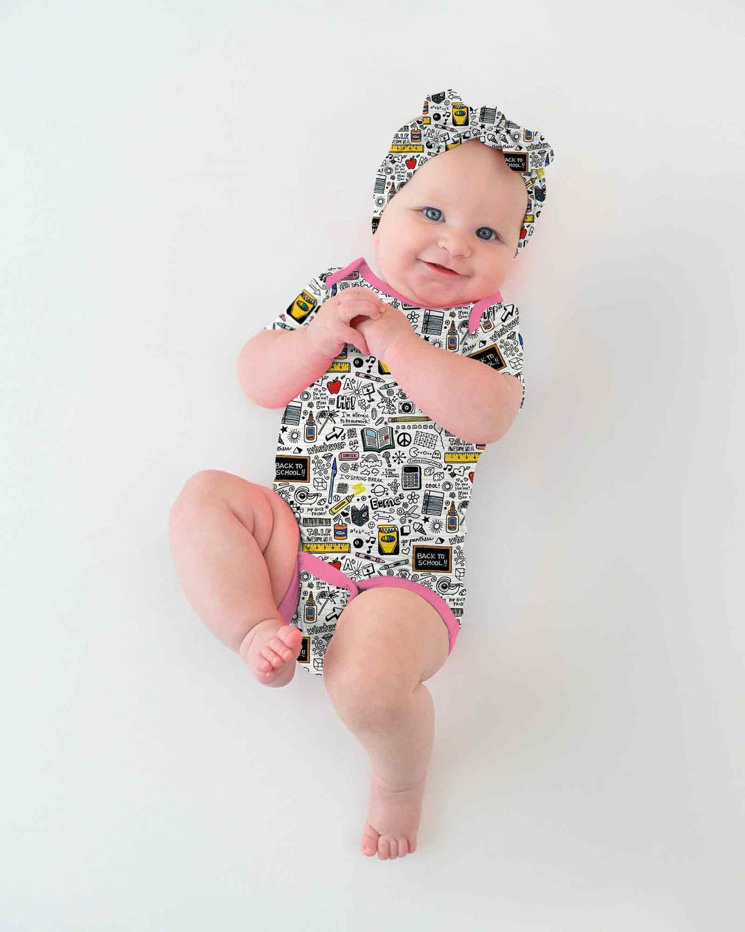 Gerippte Babykleidung mit individuellem Foto - Weich &amp; Skizzenhaft