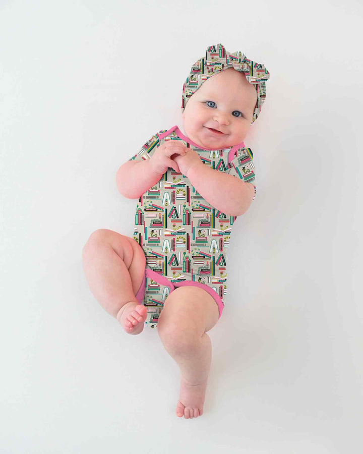 Gerippte Babykleidung mit individuellem Foto - Weich &amp; Skizzenhaft