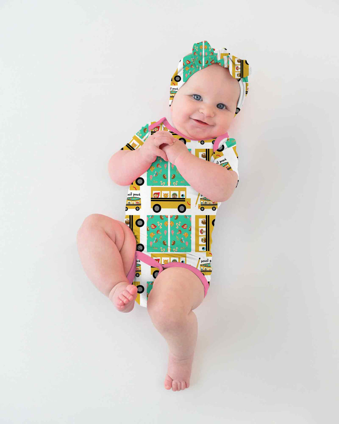 Gerippte Babykleidung mit individuellem Foto - Weich &amp; Skizzenhaft