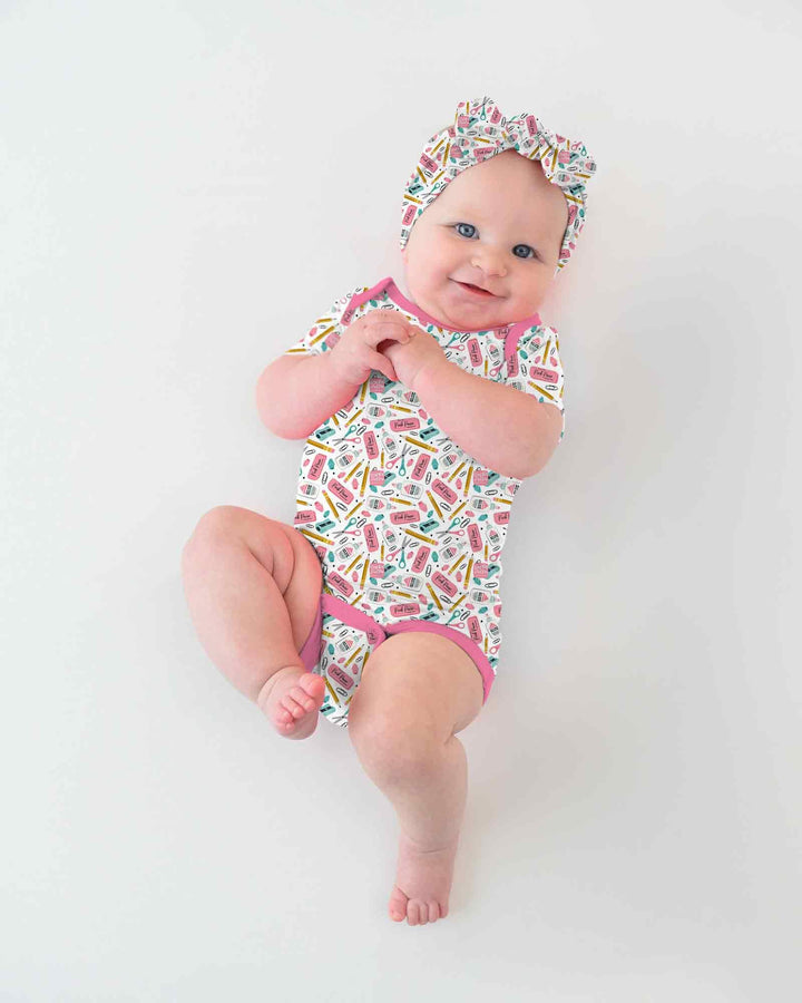 Gerippte Babykleidung mit individuellem Foto - Weich &amp; Skizzenhaft