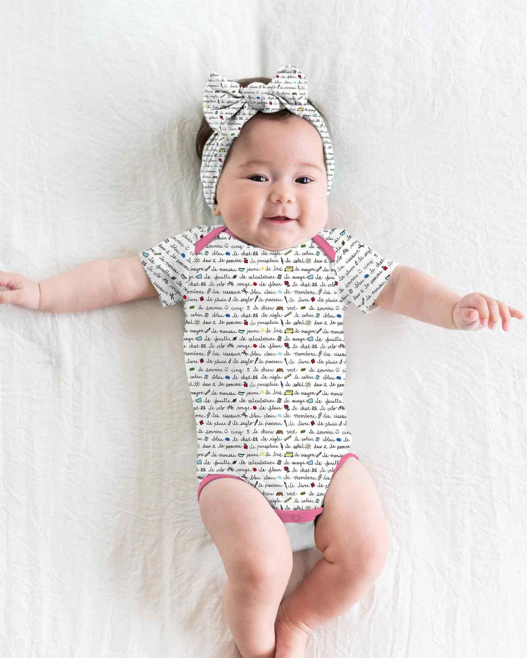 French Classroom Notes Bamboo Bodysuit