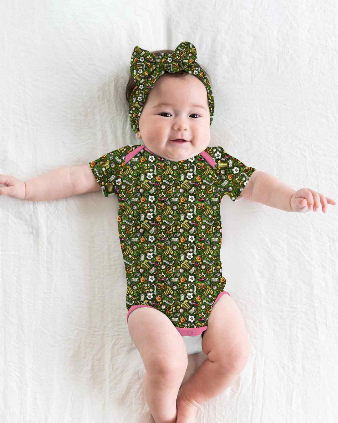 Gerippte Babykleidung mit individuellem Foto - Weich &amp; Skizzenhaft